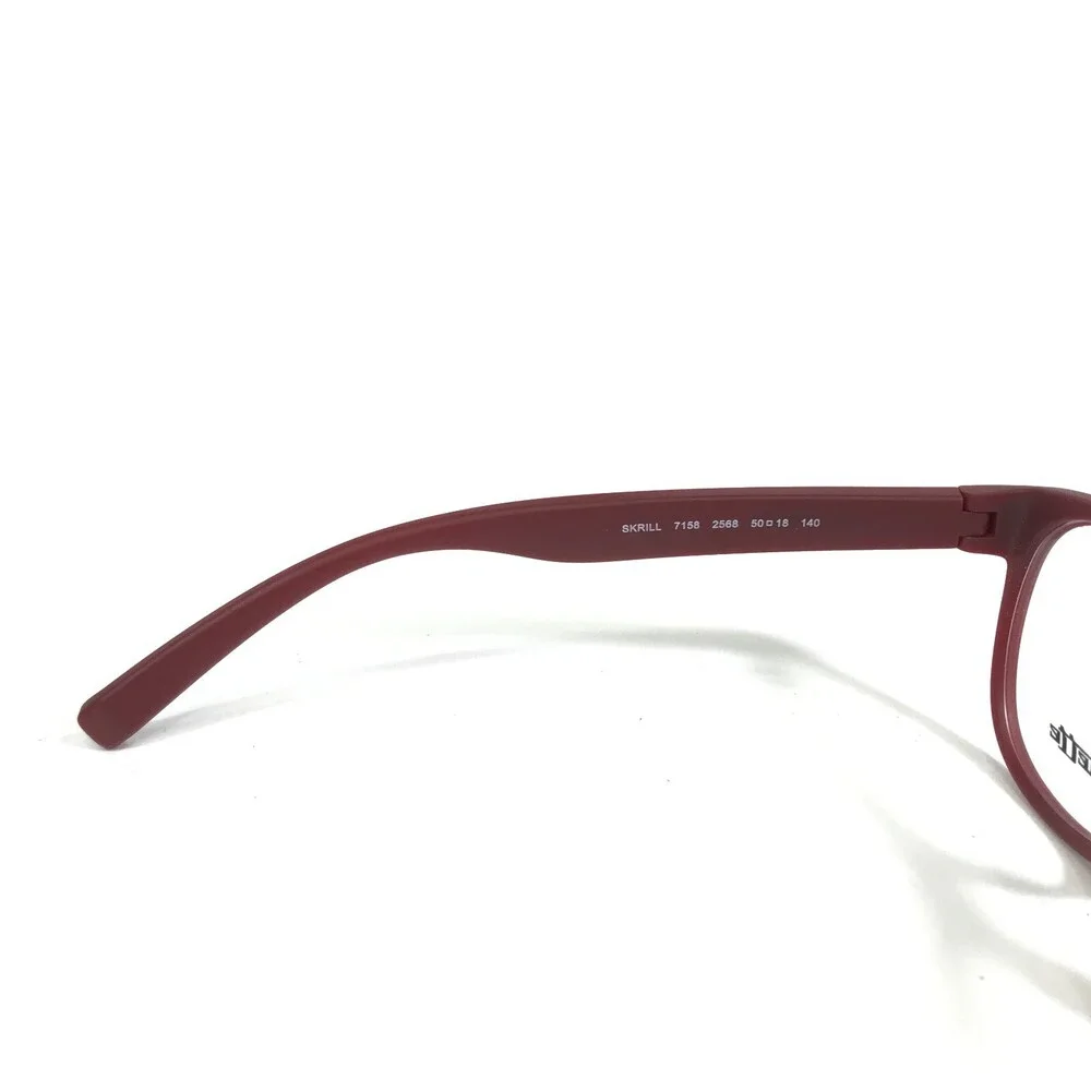 Arnette Eyeglasses Frames SKRILL 7158 2568 Matte Red Square Full Rim 50-18-140